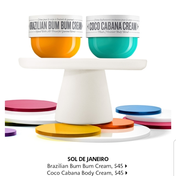 Sephora Other - Brazilian Bum Bum Cream & Coco Cabana Cream